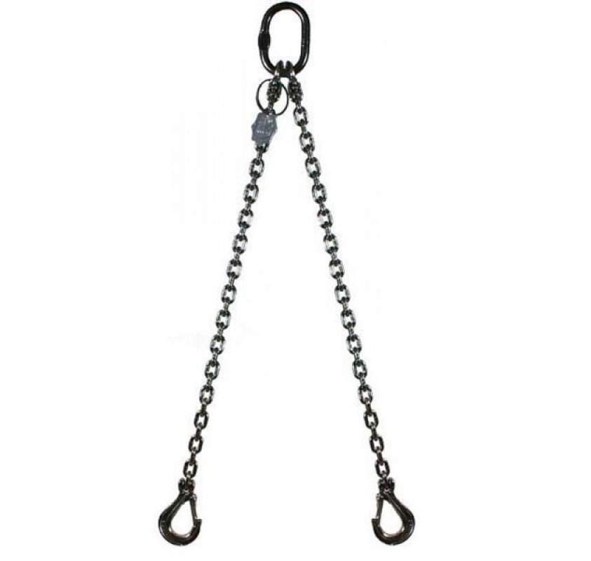 Stainless Steel Double Leg Chain Sling Lifting Gear Direct Chain Slings